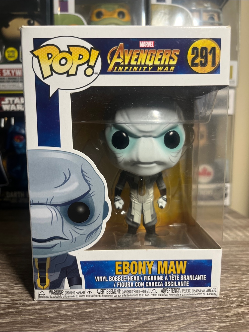 Funko Pop! Marvel Ebony Maw - White, Black, Blue